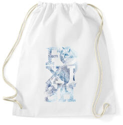 printfashion Foxish - Sportzsák, Tornazsák - Fehér (222121)