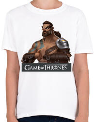 printfashion Khal Drogo - Gyerek póló - Fehér (2505302)