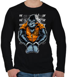 printfashion Nagy testvér - Férfi hosszú ujjú póló - Fekete (37518)