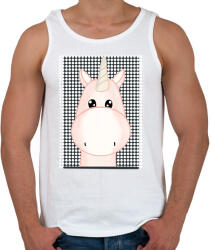 printfashion Unikornis - Férfi atléta - Fehér (7574087)