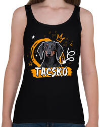 printfashion Tacskó firka - Női atléta - Fekete (11849299)