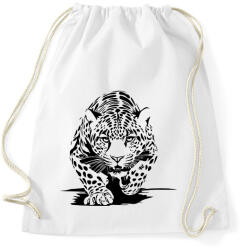 printfashion leopárd - Sportzsák, Tornazsák - Fehér (16142199)