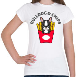 printfashion BULLDOGCHIPS - Női póló - Fehér (10127625)