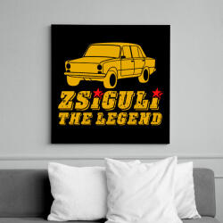 printfashion Zsiguli the legend - Vászonkép - Fekete (7704908)