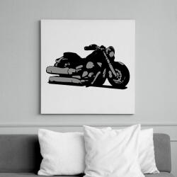 printfashion Yamaha dragstar - Vászonkép - Fehér (15563608)