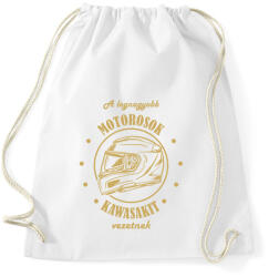 printfashion A legnagyobb motorosok - Kawasaki - Sportzsák, Tornazsák - Fehér (7204062)