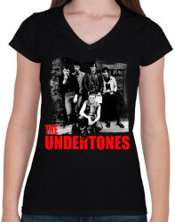 printfashion THE UNDERTONES - Női V-nyakú póló - Fekete (4059709)