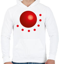 printfashion GR002 - Férfi kapucnis pulóver - Fehér (1040918)