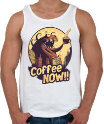 printfashion Kávészörny 1 - Férfi atléta - Fehér (11758418)