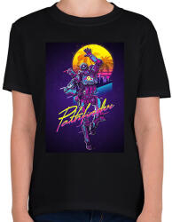 printfashion Pathfinder Retro - Apex Legends - Gyerek póló - Fekete (1483388)