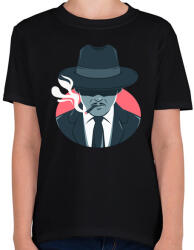 printfashion Maffia vezér - Gyerek póló - Fekete (4993393)