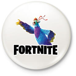 printfashion Budge - fortnite - Kitűző, hűtőmágnes - Fehér (15732076)