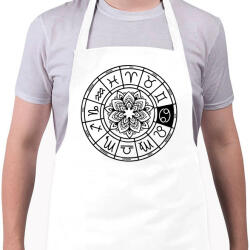 printfashion horoszkóp rák fekete - Kötény - Fehér (12666844)