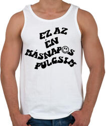 printfashion Ez az én másnapos pulcsim - Férfi atléta - Fehér (16720802)