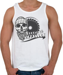 printfashion Brutál jó asztalos - Férfi atléta - Fehér (6560020)