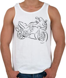 printfashion GSXF600 - Férfi atléta - Fehér (2903077)