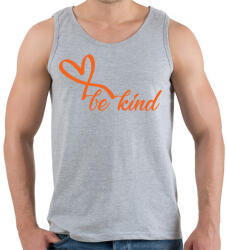 printfashion Be kind - Férfi atléta - Sport szürke (2261921)