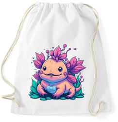 printfashion Axolotl - Sportzsák, Tornazsák - Fehér (13926213)