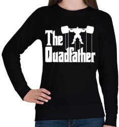 printfashion The quadfather - Női pulóver - Fekete (2063124)