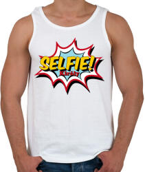 printfashion Selfie király - Férfi atléta - Fehér (1080928)