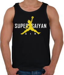 printfashion Super Saiyan Air - Férfi atléta - Fekete (949548)