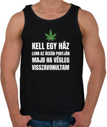 printfashion Kell egy ház lenn az óceán partján 2 - Férfi atléta - Fekete (10757756)