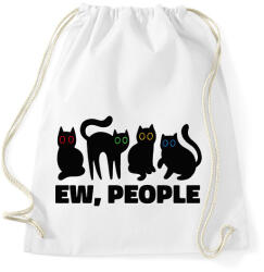 printfashion Macskák ehh people - Sportzsák, Tornazsák - Fehér (11553144)