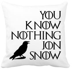 printfashion JON SNOW - Párnahuzat, Díszpárnahuzat - Fehér (680412)