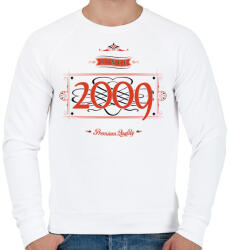 printfashion since-2009-red-black - Férfi pulóver - Fehér (538764)