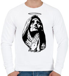 printfashion Maria - Férfi pulóver - Fehér (15888046)