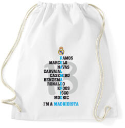 printfashion Real madrid - Sportzsák, Tornazsák - Fehér (12571570)