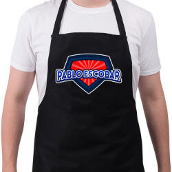 printfashion PABLO ESCOBAR - Kötény - Fekete (10986023)