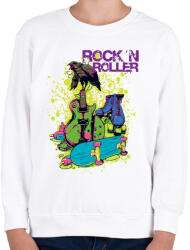 printfashion rock 'n roller - Gyerek pulóver - Fehér (4636316)