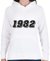 printfashion 1982 - Női kapucnis pulóver - Fehér (6179711)
