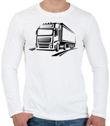 printfashion Kamion - Férfi hosszú ujjú póló - Fehér (5033179)