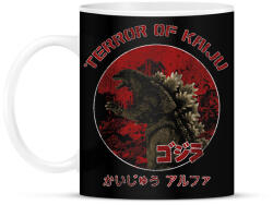 printfashion Terror Of Kaiju - Bögre - Fekete (1795890)