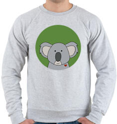 printfashion Koala - Férfi pulóver - Sport szürke (2228910)
