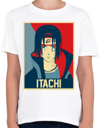 printfashion Itachi Uchihaa - Gyerek póló - Fehér (5368259)