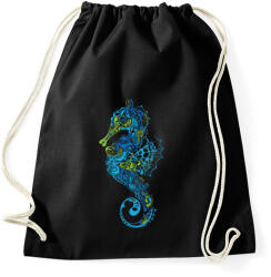 printfashion Seahorse - Sportzsák, Tornazsák - Fekete (1292803)