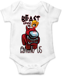 printfashion Among us beast among us - Baba Body - Fehér (4154538)