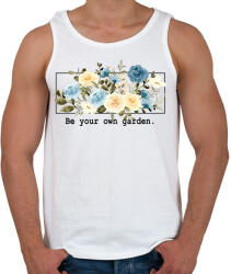 printfashion Be you own garden - Férfi atléta - Fehér (12953823)
