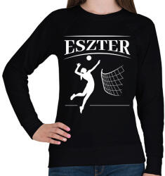 printfashion Röpis lány - Névvel - Női pulóver - Fekete (14006510)