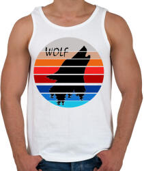 printfashion Farkas - Férfi atléta - Fehér (5036082)