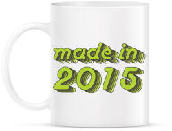 printfashion made-in-2015-green-grey - Bögre - Fehér (790405)