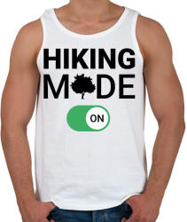 printfashion Hiking mode on! - Férfi atléta - Fehér (11449764)