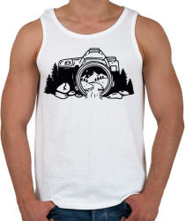 printfashion Fotózás - Férfi atléta - Fehér (11792355)