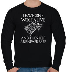 printfashion Trónok harca - Férfi pulóver - Fekete (891855)