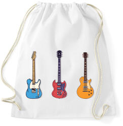 printfashion Gitárok - Sportzsák, Tornazsák - Fehér (12083822)