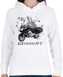 printfashion R1200RT motor - Női kapucnis pulóver - Fehér (16105783)