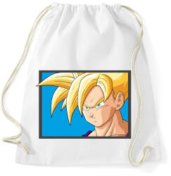 printfashion Super Saiyan Goku - Sportzsák, Tornazsák - Fehér (12365143)